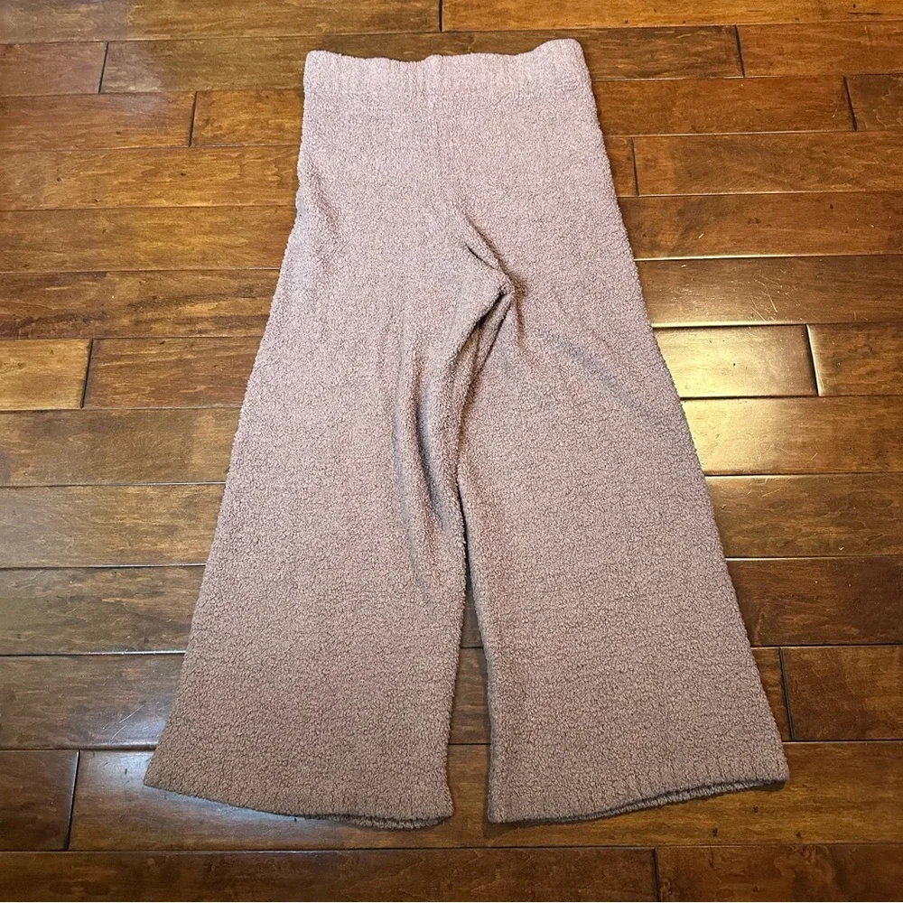 SKIMS Cozy Collection Wide Leg Pants in Blush - Picture 5 of 6